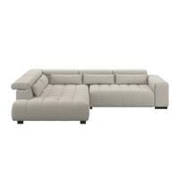 Kutna Garnitura Matera - bež/crna, Trend, tekstil/drvo (226/311cm)