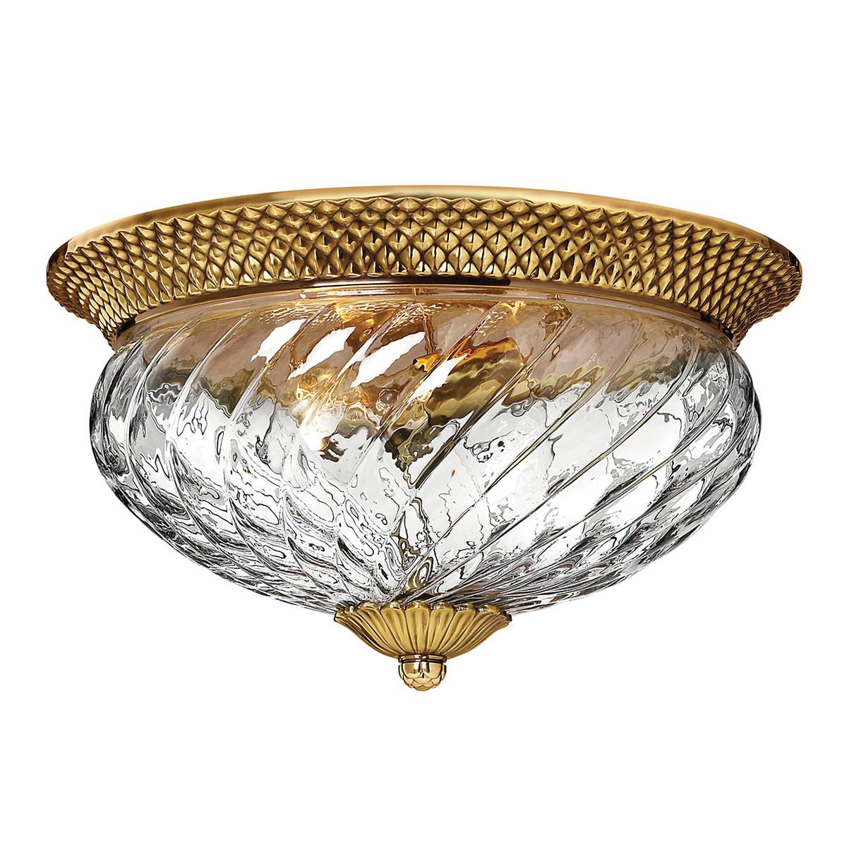 Stropna Svjetiljka Plantation Hk-Plantation-Fl-Bb - boje mjeda, Konvencionalno, staklo/metal (36.1/22.3cm) - Elstead Lighting