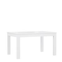 Stol Na Izvlačenje Viola - bijela/bijela visoki sjaj, Moderno, drvni materijal (140-240/76/90cm) - Premium Living