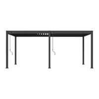 PERGOLA DELUXE 3,6X5,3M ANTHRAZIT - Basics, Metall (530/255/360cm) - Gardenson