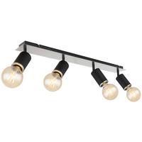 Reflektor D/š/v: 80/10/18cm - crna, Basics, drvo/metal (80/10/18cm) - Globo