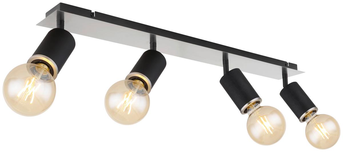 Reflektor D/š/v: 80/10/18cm - crna, Basics, drvo/metal (80/10/18cm) - Globo
