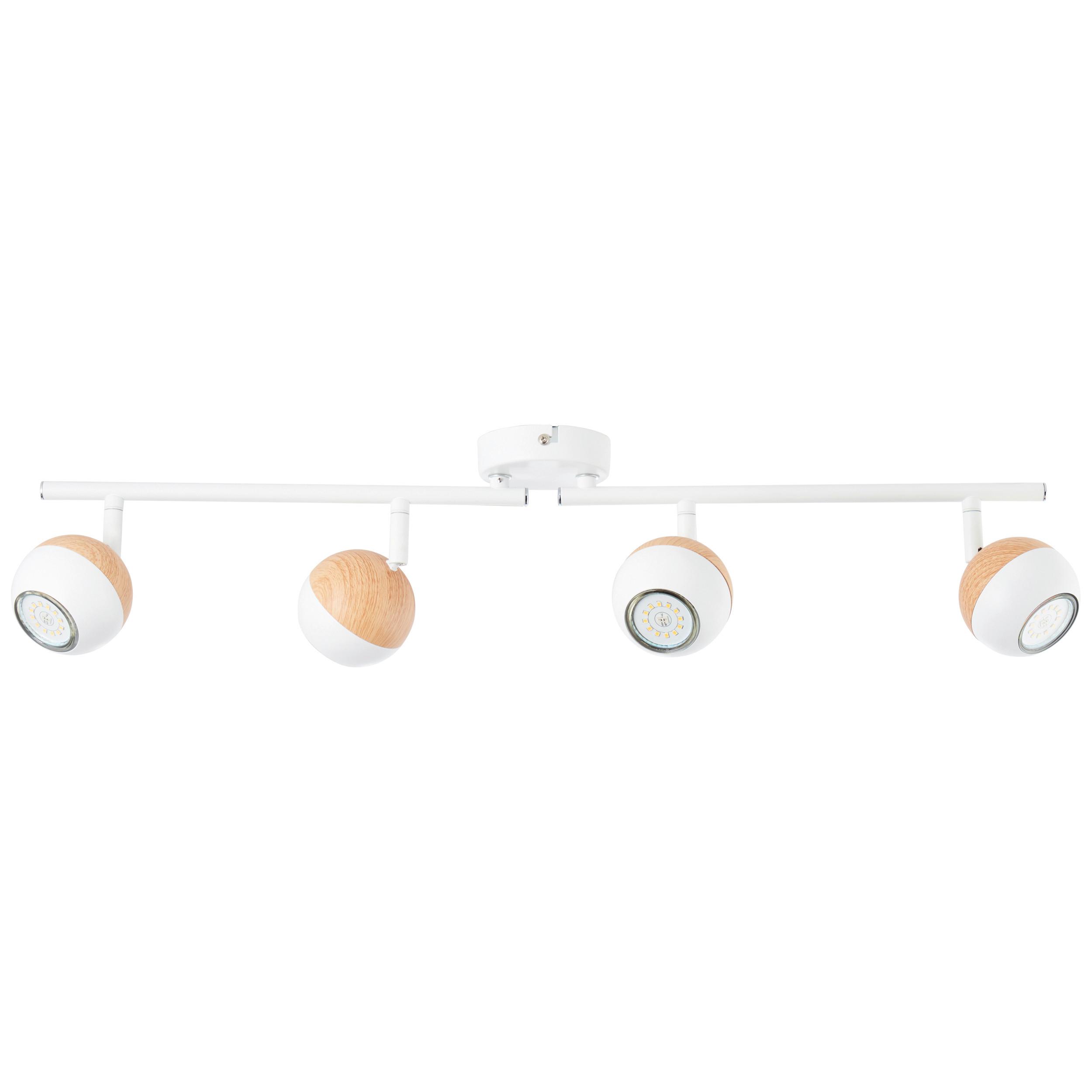 Deckenleuchte Scan Weiß max. 3 Watt - Weiß, Basics, Metall (75/12,5/8cm) - Brilliant