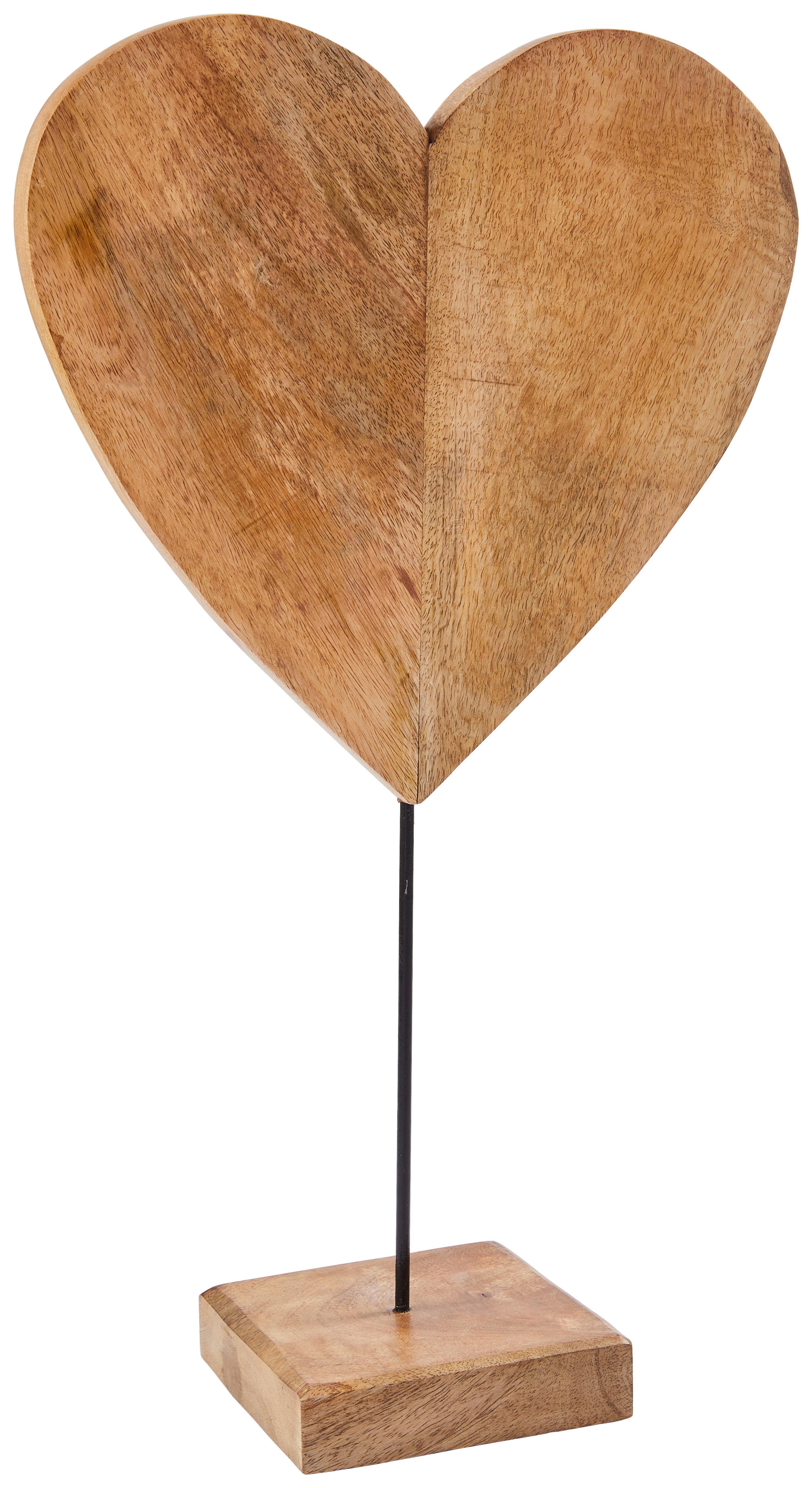 SERCE DEKORACYJNE CISHM45 - Basics, drewno (10/45cm)