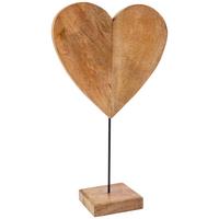 SERCE DEKORACYJNE CISHM45 - Basics, drewno (10/45cm)