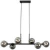 Viseća Svjetiljka Lisib - boje kroma/crna, Moderno, staklo/metal (85cm) - Mömax