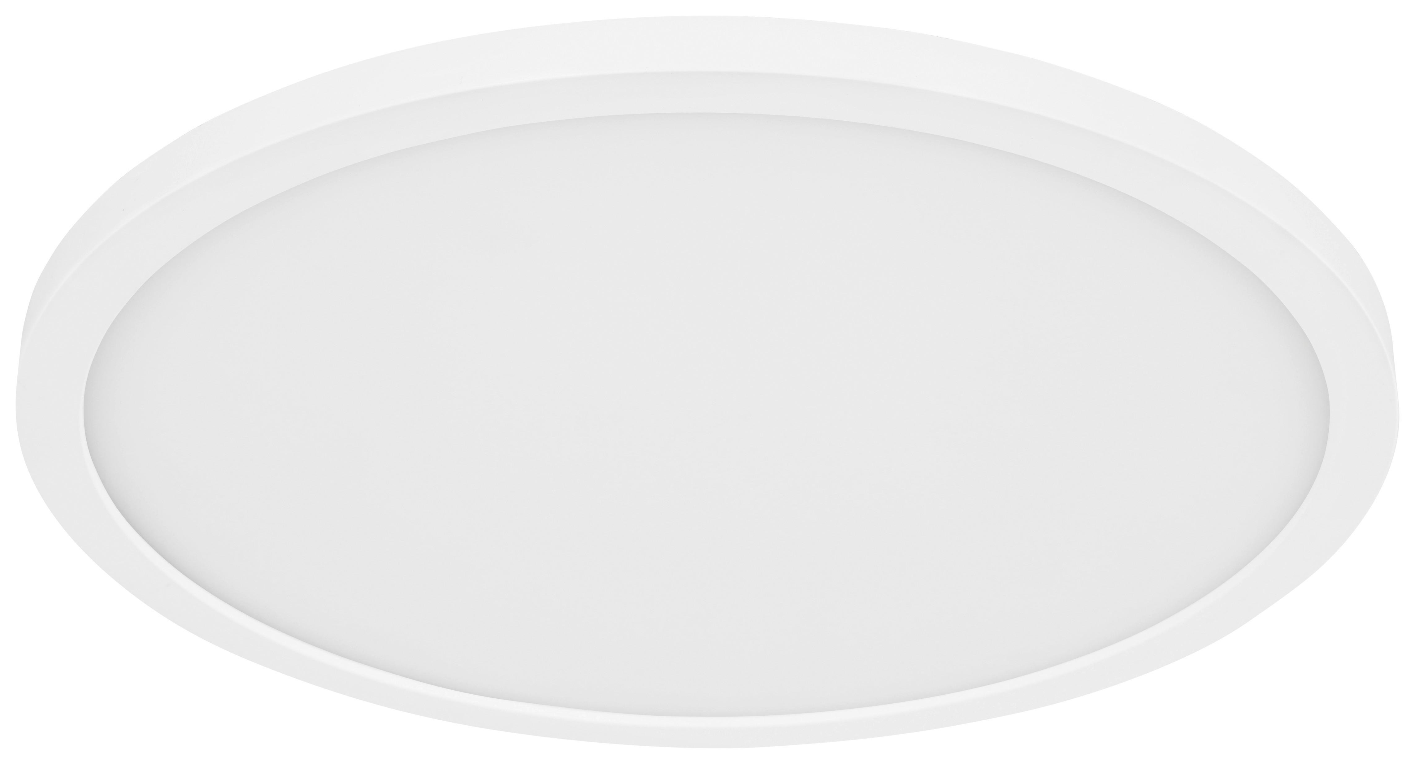 Stropna Led-svetilka Sapana, S Sijalko - bela/opal, Basics, umetna masa (42/2,5cm)
