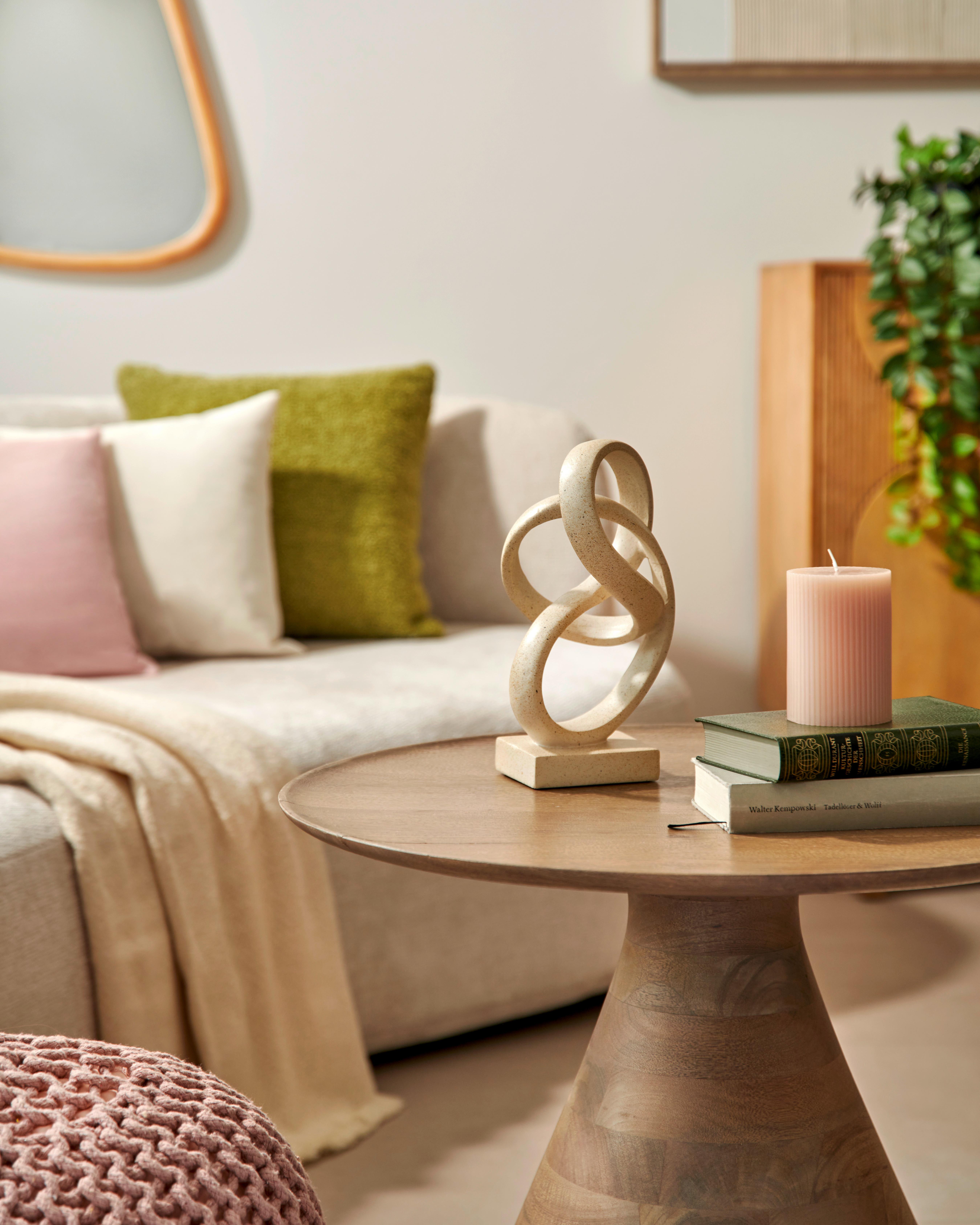 SKULPTUR MARY - beige, Lifestyle, plast (15,5/26/9,5cm) - Mömax