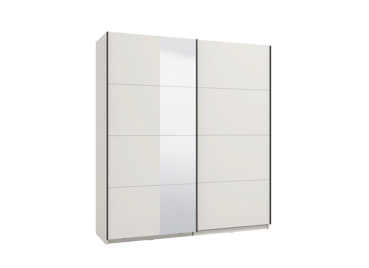 Schwebetürenschrank Gard Kaschmirfarben - Kaschmir/Schwarz, KONVENTIONELL, Holzwerkstoff/Metall (195/217/61cm) - Based