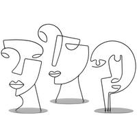 Dekokopf Lina aus Metall in diversen Designs - Schwarz, MODERN, Metall (18/25/7cm) - Modern Living