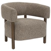 Tv Fotelja Allure - crno-smeđa/smeđa, Moderno, drvo/tekstil (73/70/69cm) - Mömax