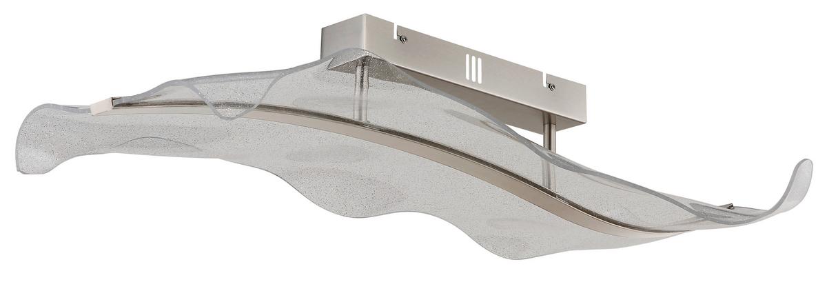 LED-DECKENLEUCHTE 68294D - Klar, Design, Kunststoff/Metall (80/30/18cm) - Globo