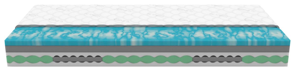 Kaltschaummatratze Valli H2 ca. 80x200cm - Weiß, Textil (80/200cm) - Nadana