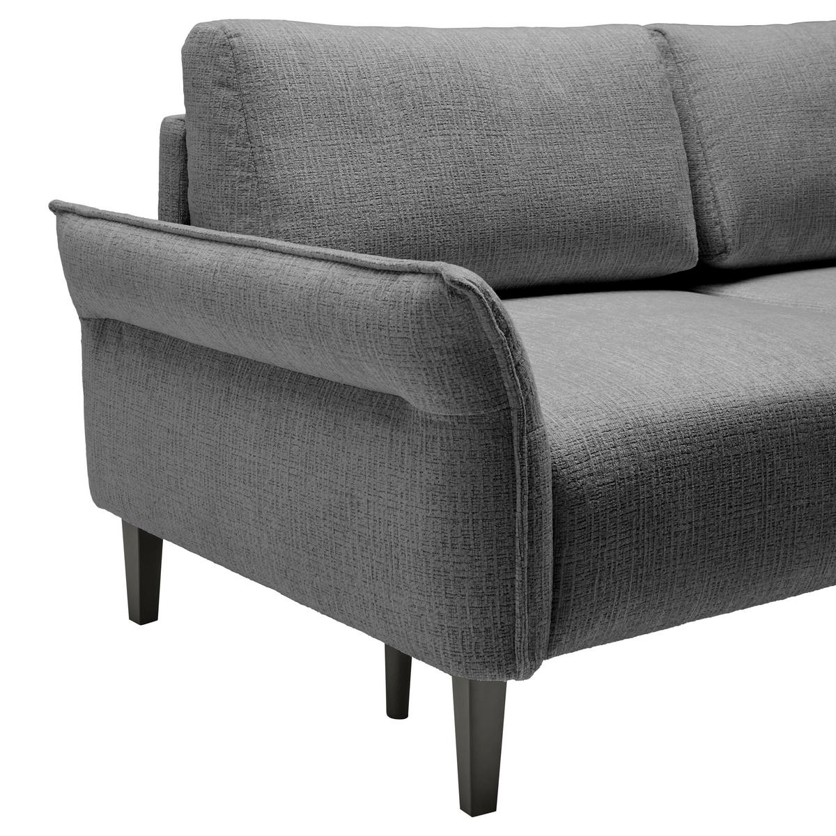 CANAPEA CU 3 LOCURI CUSTOM - crem/antracit, Modern, textil (183/85/92cm) - Mömax