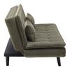 BÄDDSOFFA SUN -BASED- - grön/svart, Modern, trä/textil (190/83/93cm) - Based