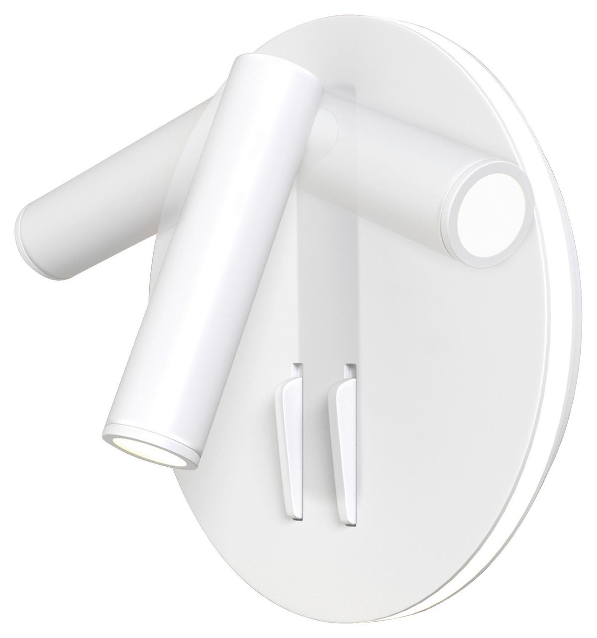 WANDLEUCHTE IOS 176 - Weiss, Basics, Kunststoff/Metall (6,5/14/14cm) - MAYTONI