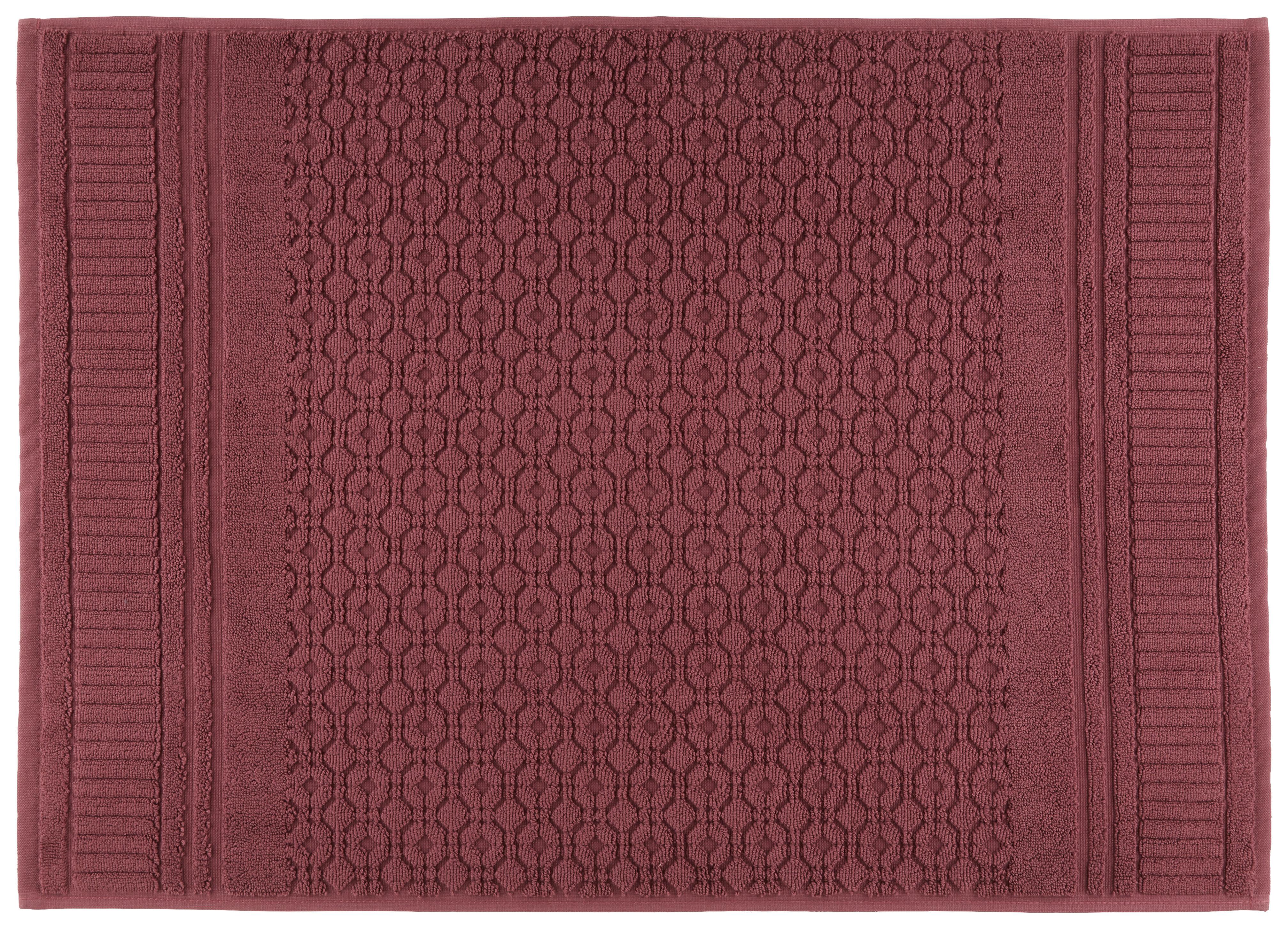 Badematte Carina Mauve 50x70cm - Lila, Romantik / Landhaus, Textil (50/70cm) - Modern Living