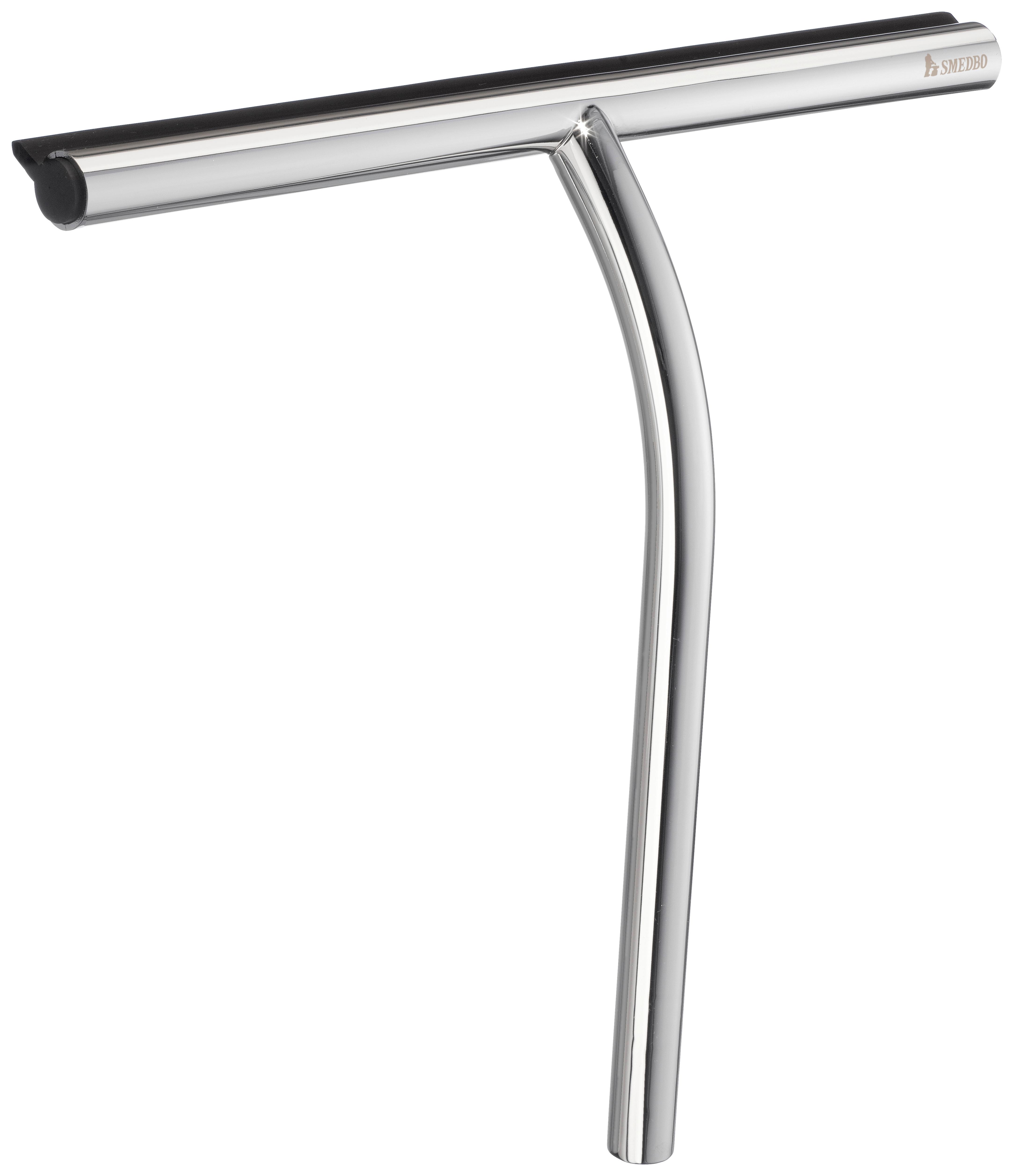 ŚCIĄGACZKA PRYSZNICOWA SIDELINE -SB- - kolor chromowy, Basics, tworzywo sztuczne/metal (24/21/4cm) - Smedbo