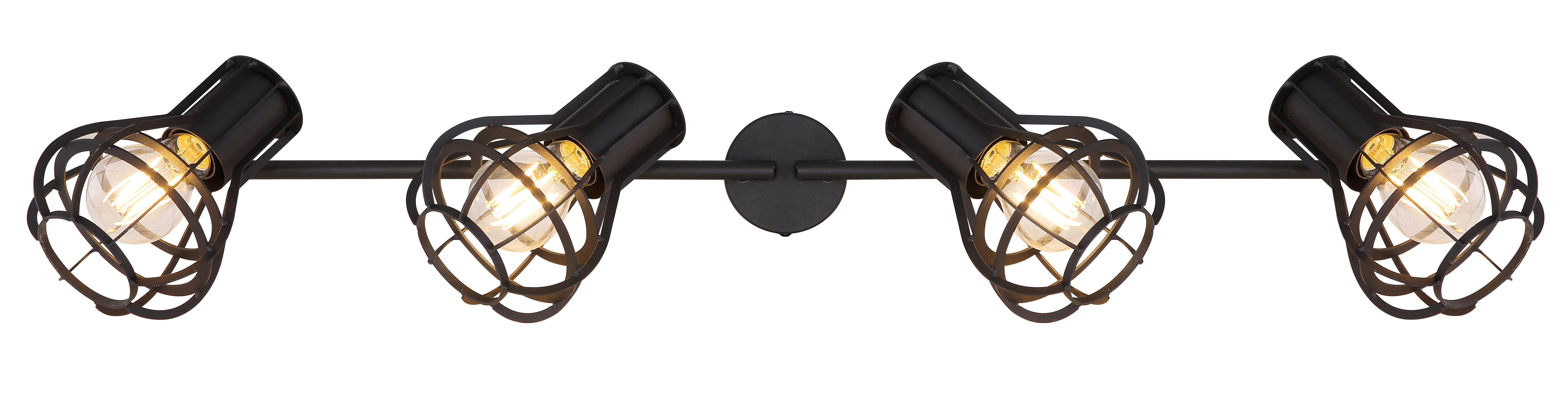 Strahler Clastra max. 40 Watt - Schwarz, MODERN, Metall (70/13/22,5cm)