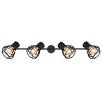 Strahler Clastra max. 40 Watt - Schwarz, MODERN, Metall (70/13/22,5cm)