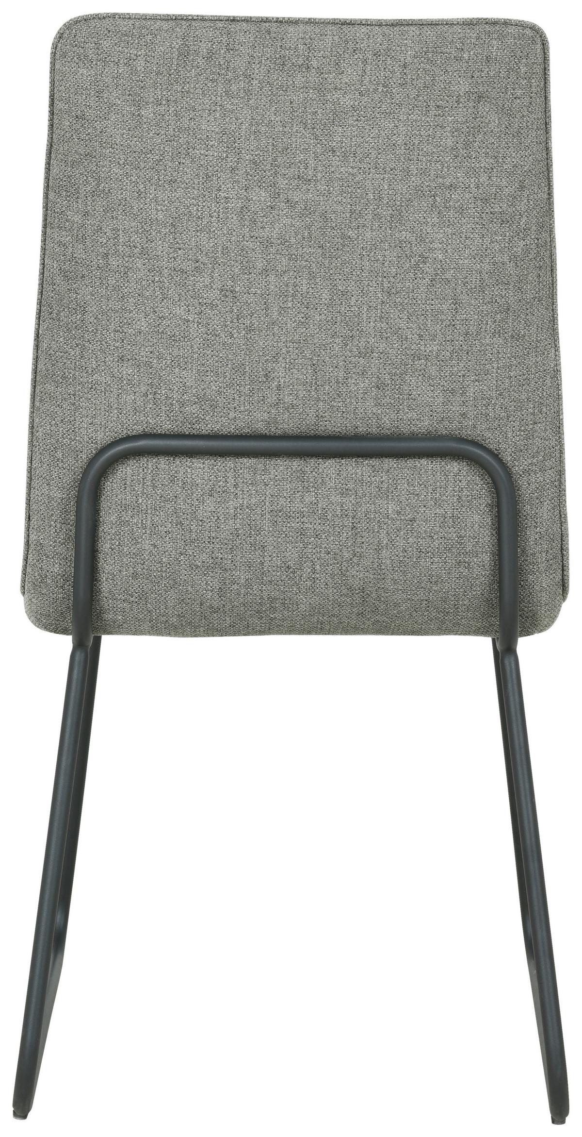 KRZESŁO MARTY - czarny/szary, Design, metal/tkanina (48/86/59cm) - Xora