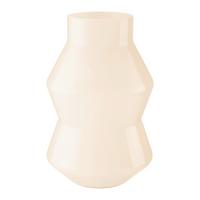 Vase Glow Creme - Creme, Konventionell, Glas (13/21cm) - Modern Living