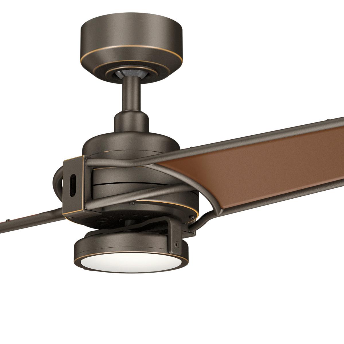 Stropni Ventlator Xety - brončane boje, Design, metal/plastika (142/35cm)