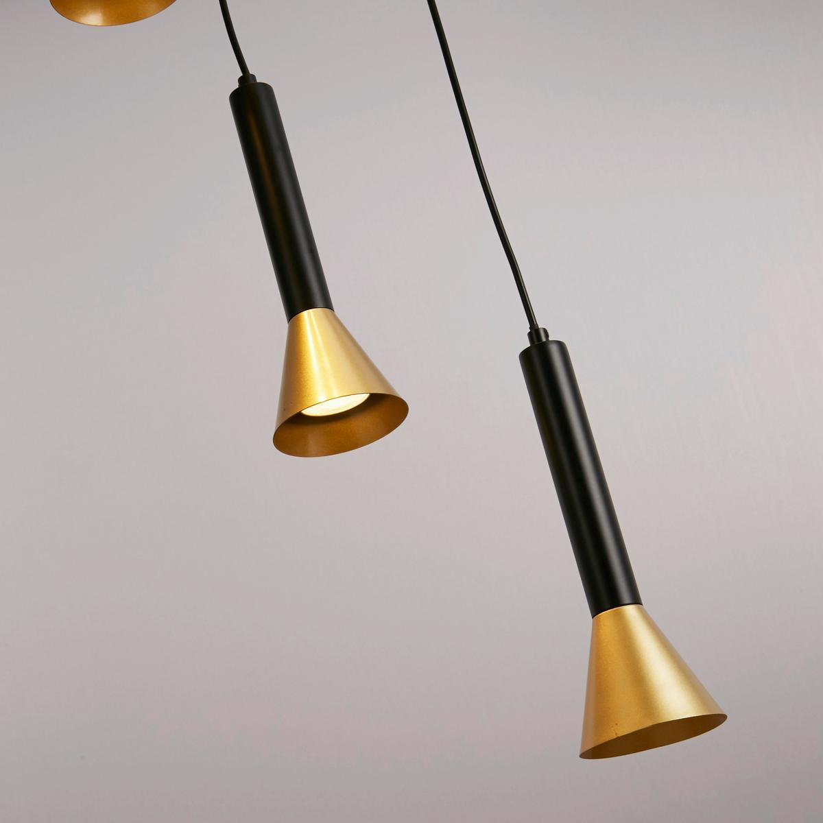 Függőlámpa Signal 5lt 13611-5bgo - fekete/aranyszínű, Basics, fém (37/28cm)