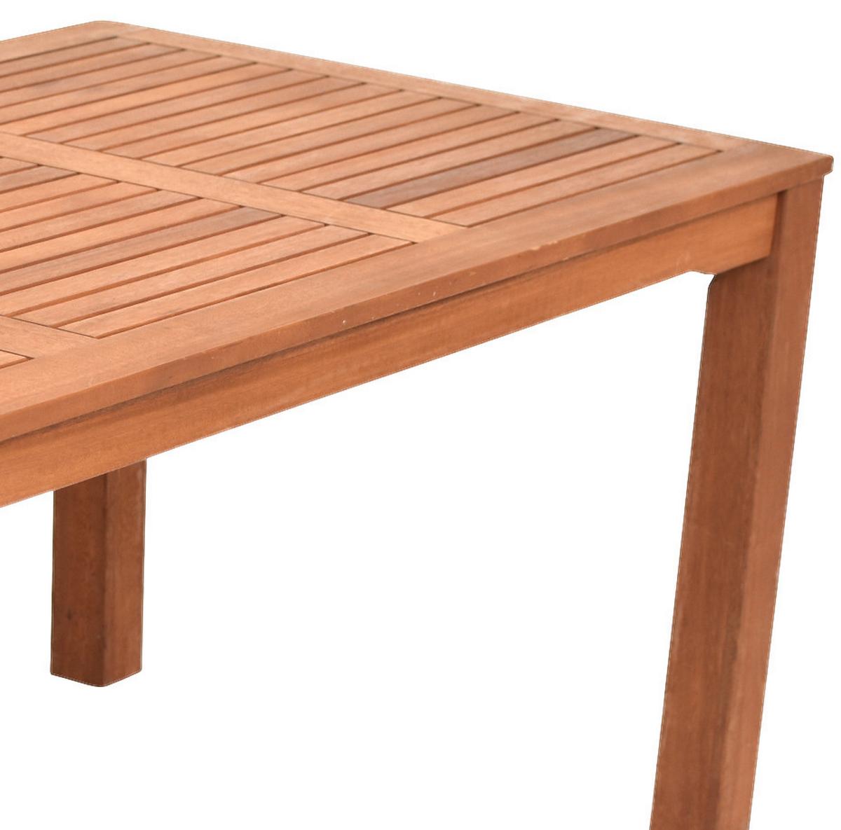 Vrtna Miza Leni, 170x90cm, Masivno - rjava, Konvencionalno, les (170/90/74cm) - Gardenson