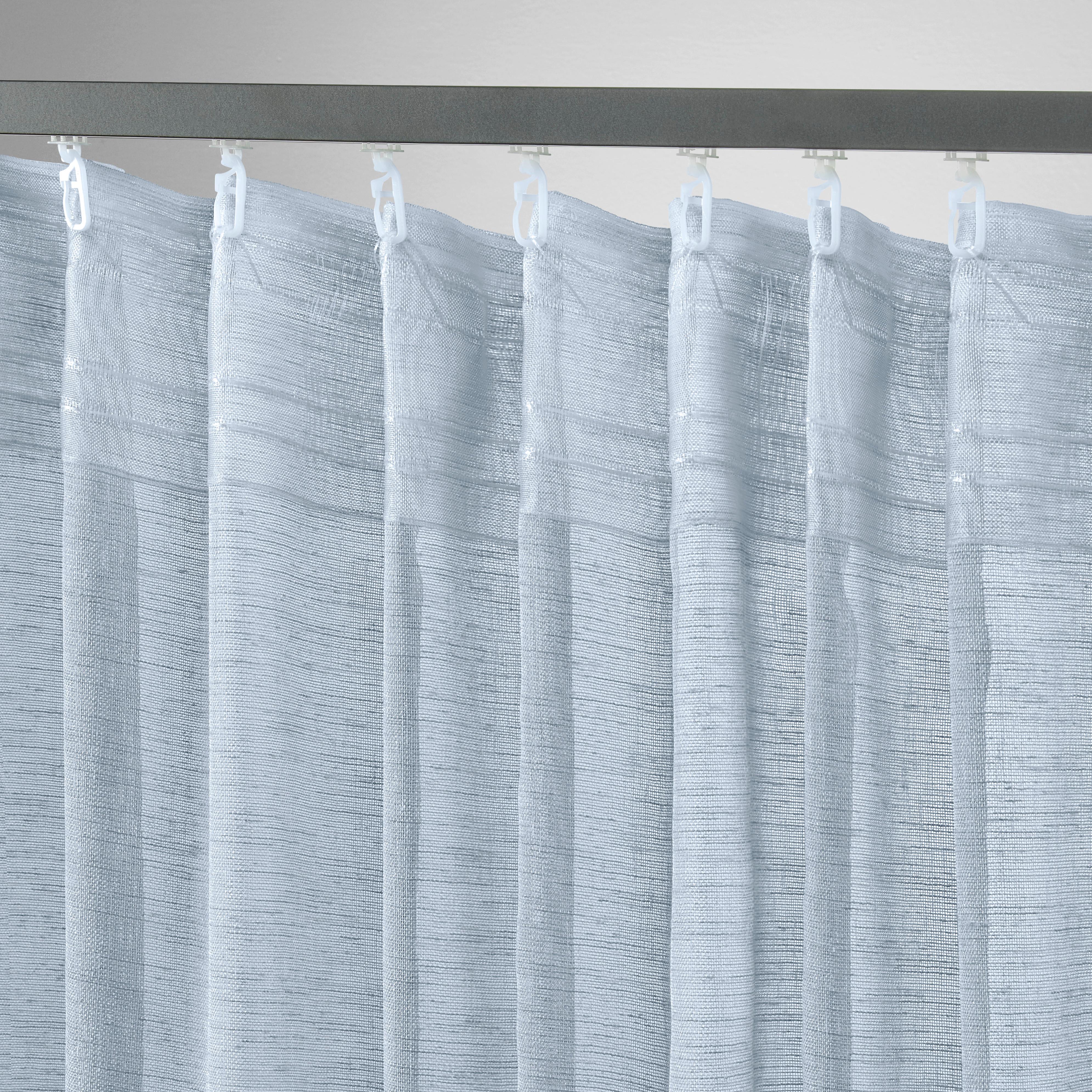 GARDINLÄNGD SIGRID -EXT- - blå, Romantik / Lanthus, textil (140/245cm) - Premium Living