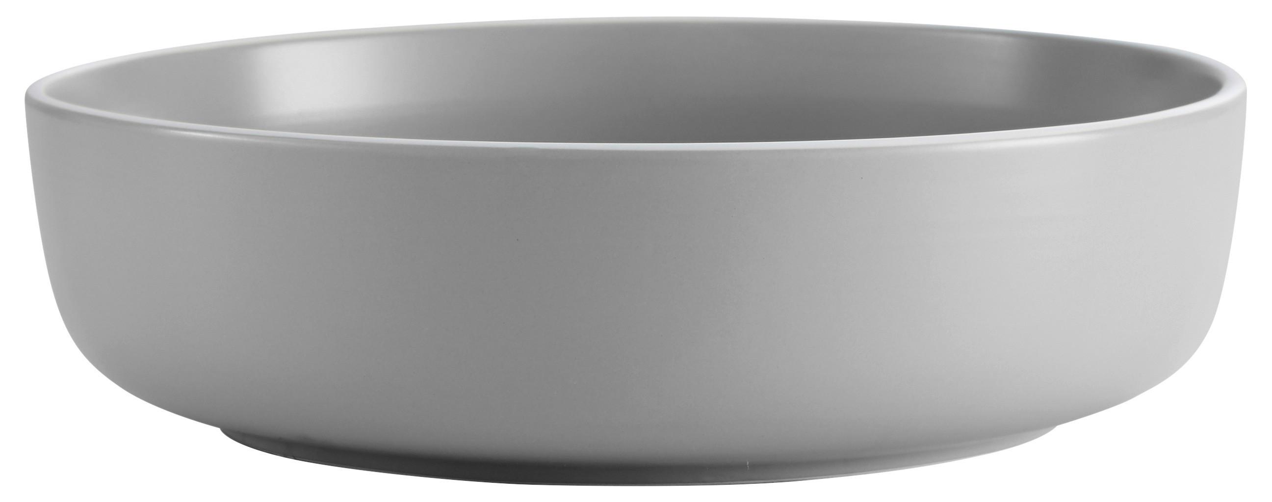 SALATSCHÜSSEL RAGNAR - Grau, MODERN, Keramik (26cm) - Modern Living