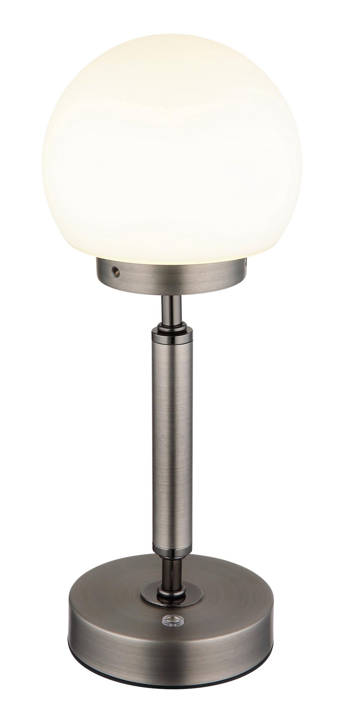 Led Stolna Svjetiljka Haku - crna/antracit, Basics, staklo/metal (11,5/28,5cm) - Globo