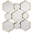 Wandspiegel Beni - Goldfarben, MODERN, Glas/Holzwerkstoff (88/85,5/6,5cm) - MÖMAX modern living