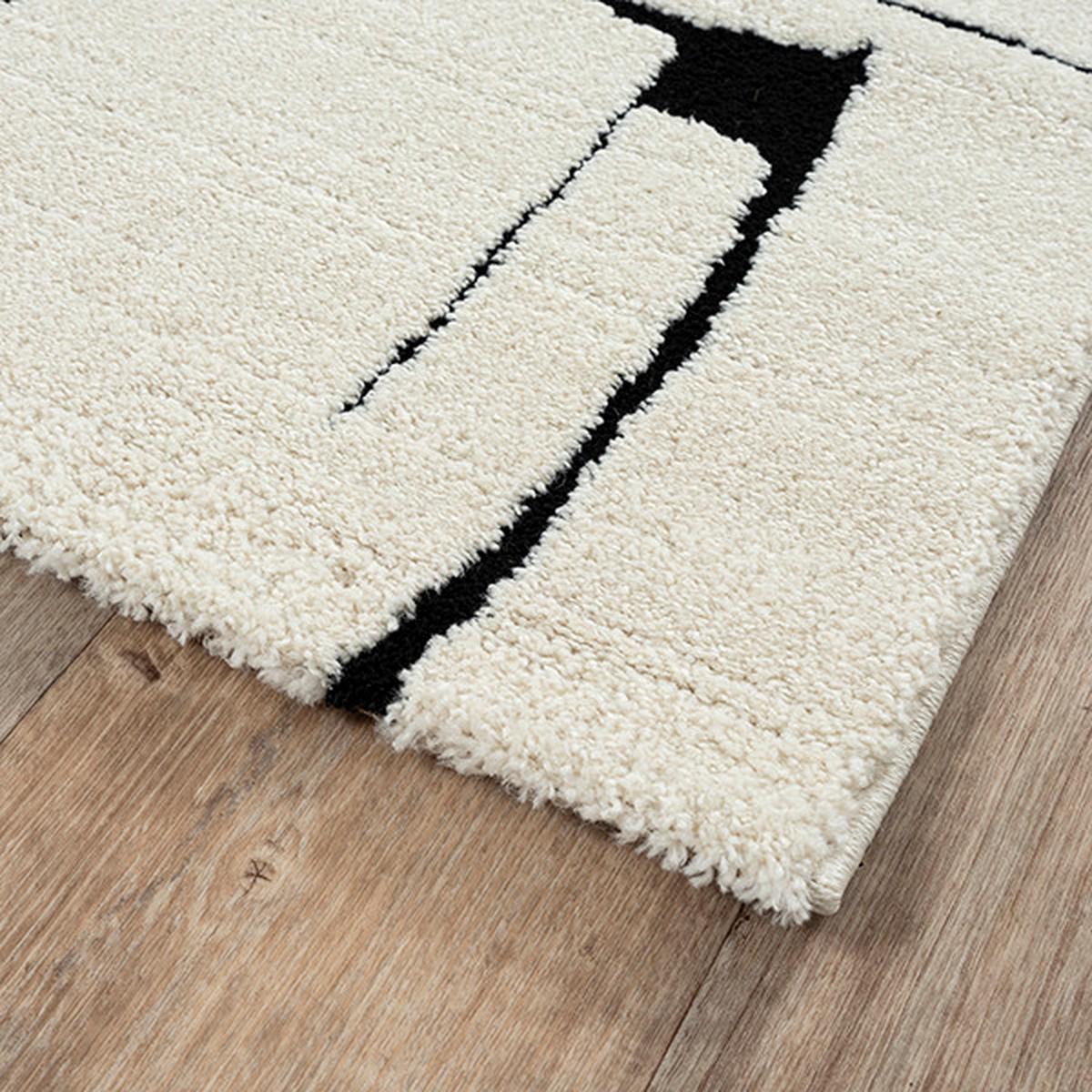 Webteppich Elio Creme ca. 80x150cm - Creme, Basics, Textil (80/150cm)