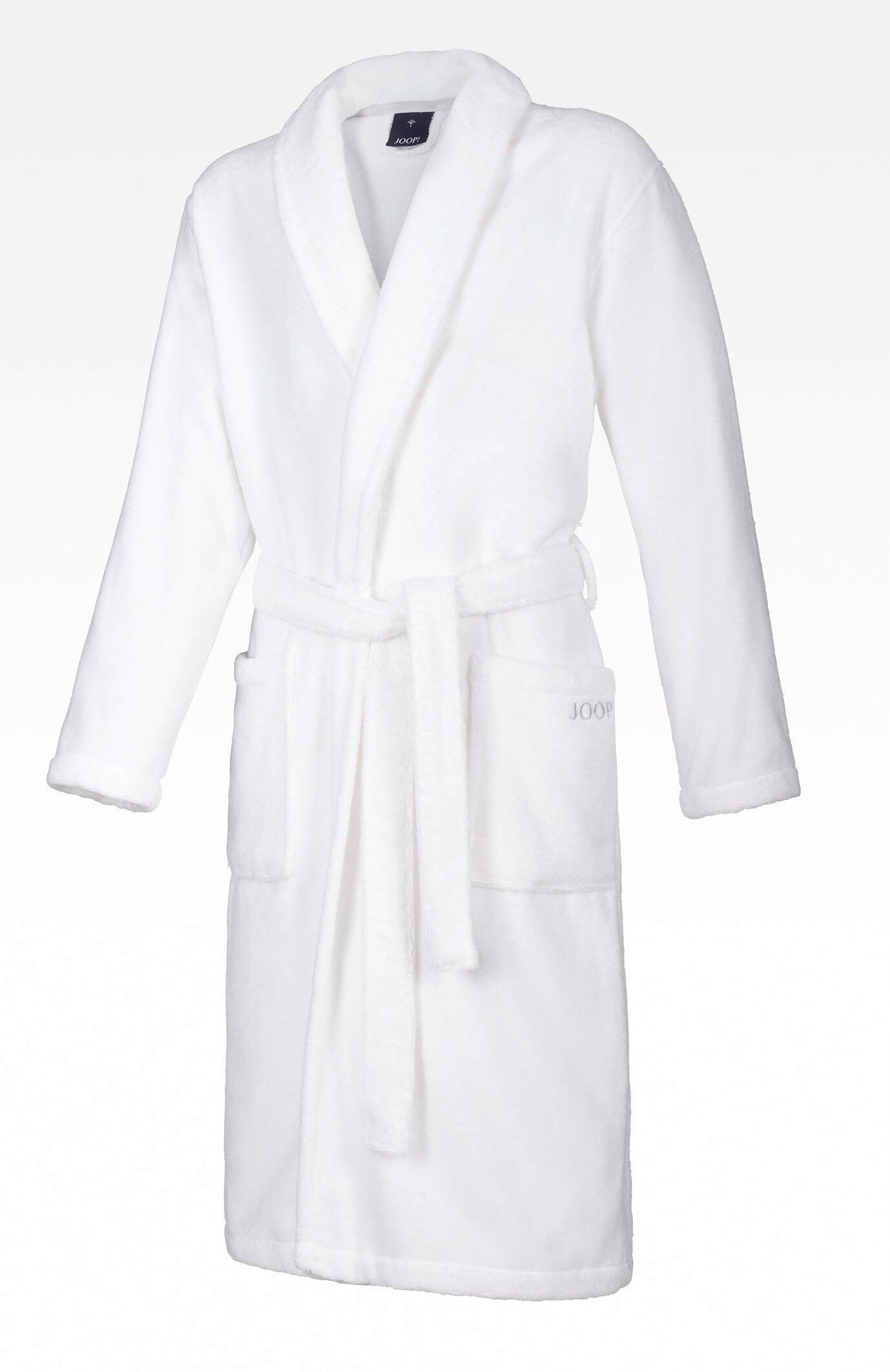 SZLAFROK KĄPIELOWY JOOP! HERREN SCHALKRAGEN - biały, Basics, tkanina (50/52null) - Joop!