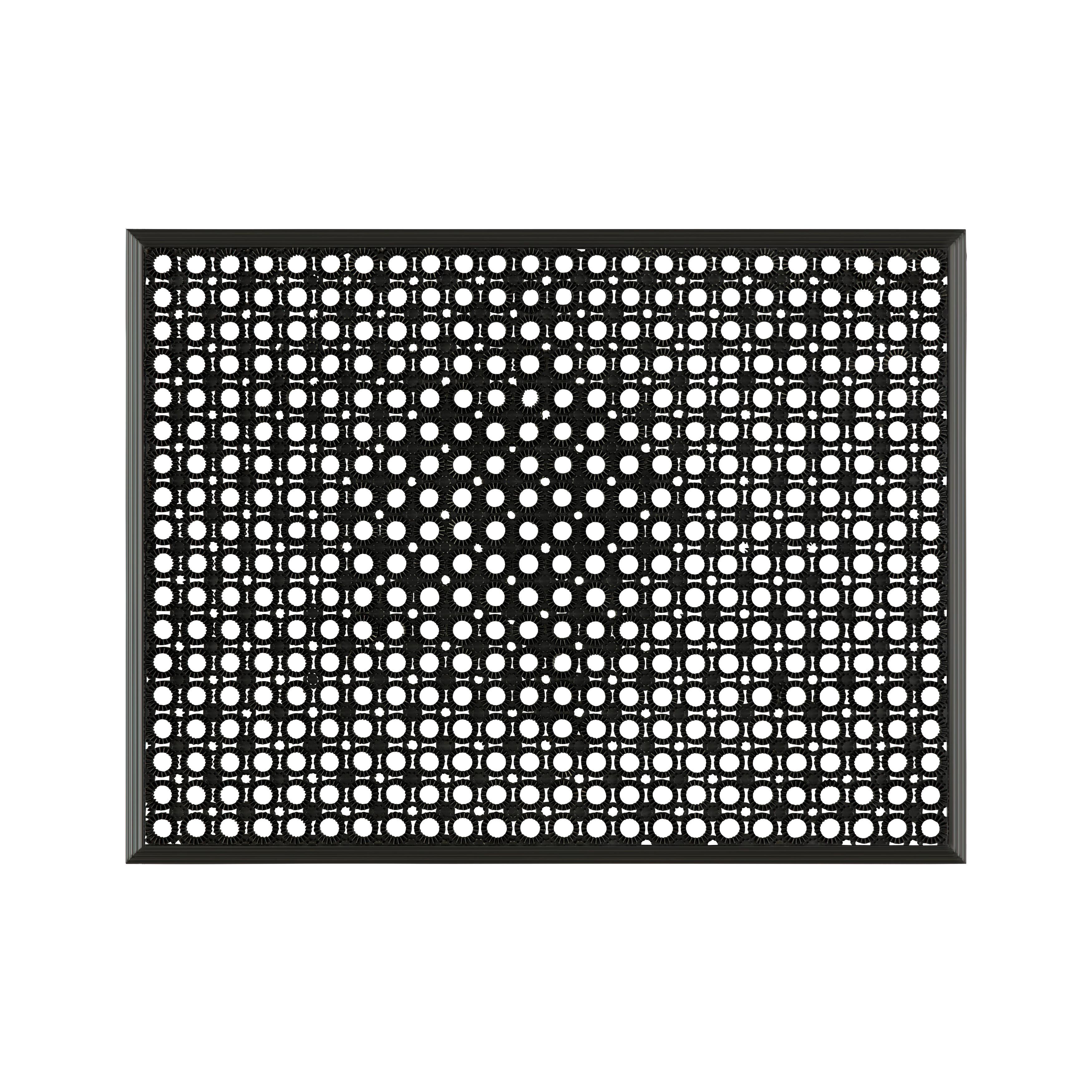 DÖRRMATTA LIZZY - svart, Basics, plast (48/62cm) - Modern Living