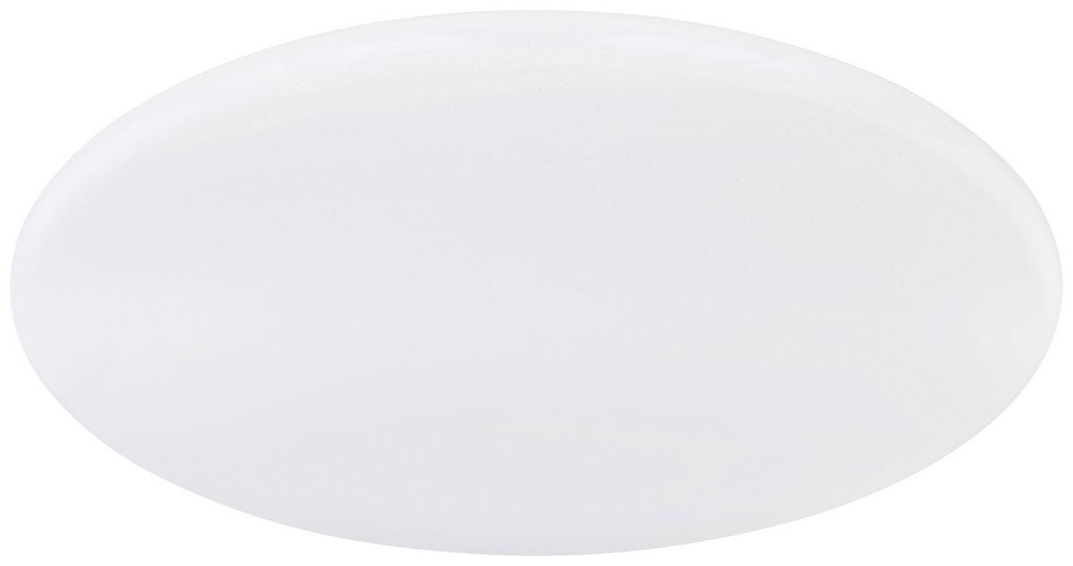 Stropna Led-svetilka Rena, S Sijalko - bela/opal, Basics, kovina/umetna masa (70/8cm) - Globo
