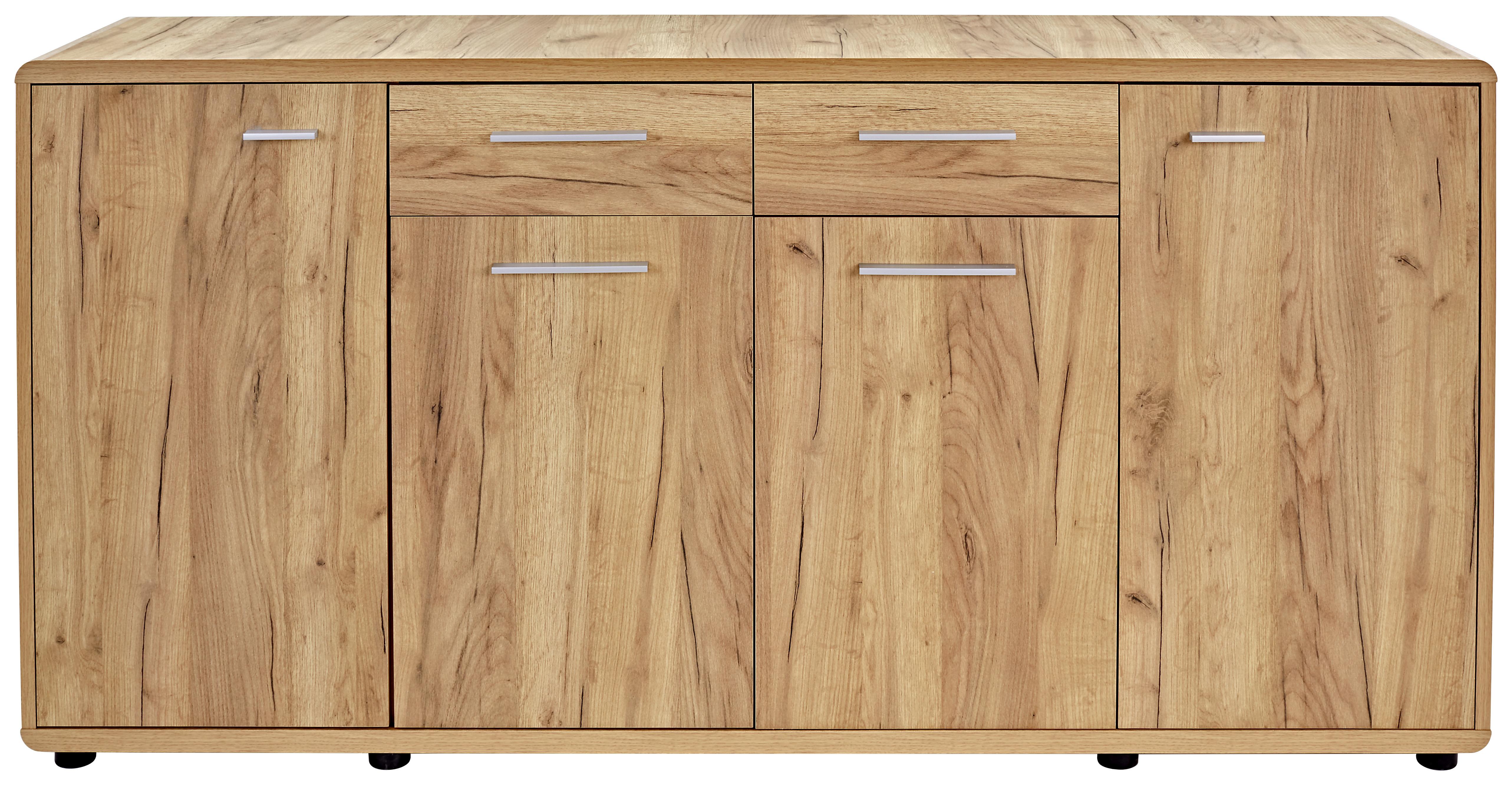 Comodă FONTANA - culoare lemn stejar, Modern, material pe bază de lemn (174/87/40cm) - Modern Living
