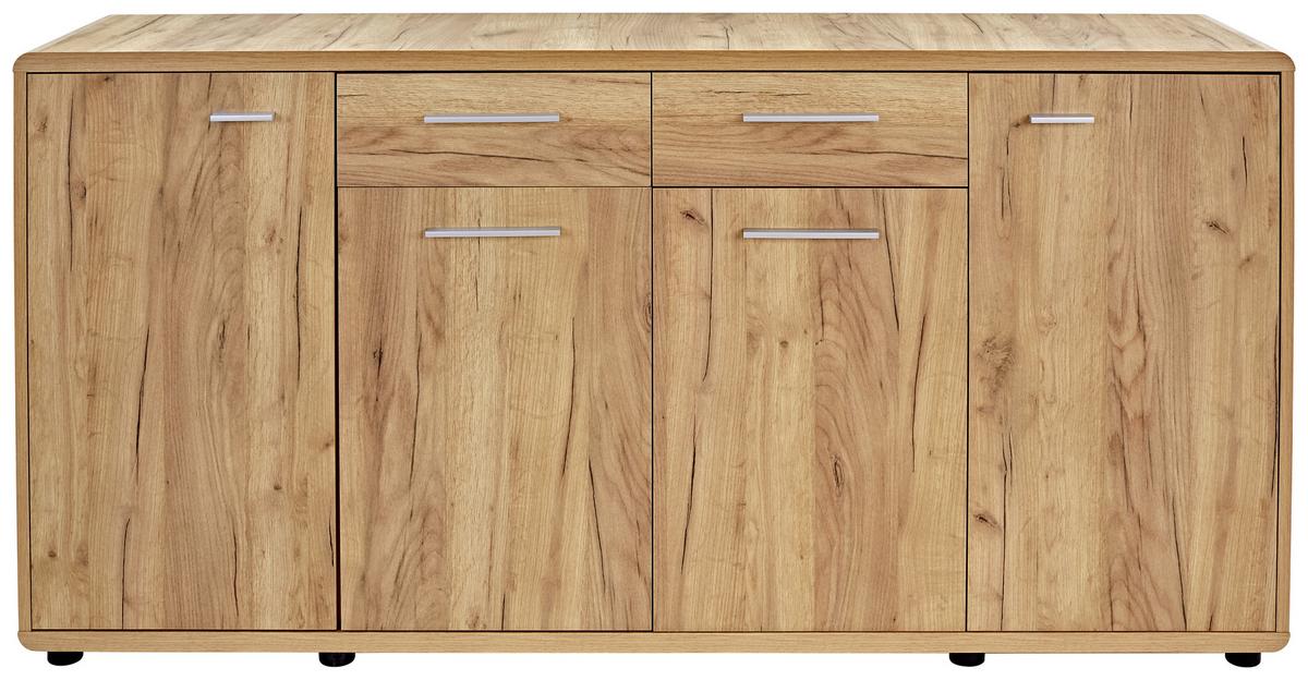 Comodă FONTANA - culoare lemn stejar, Modern, material pe bază de lemn (174/87/40cm) - Modern Living