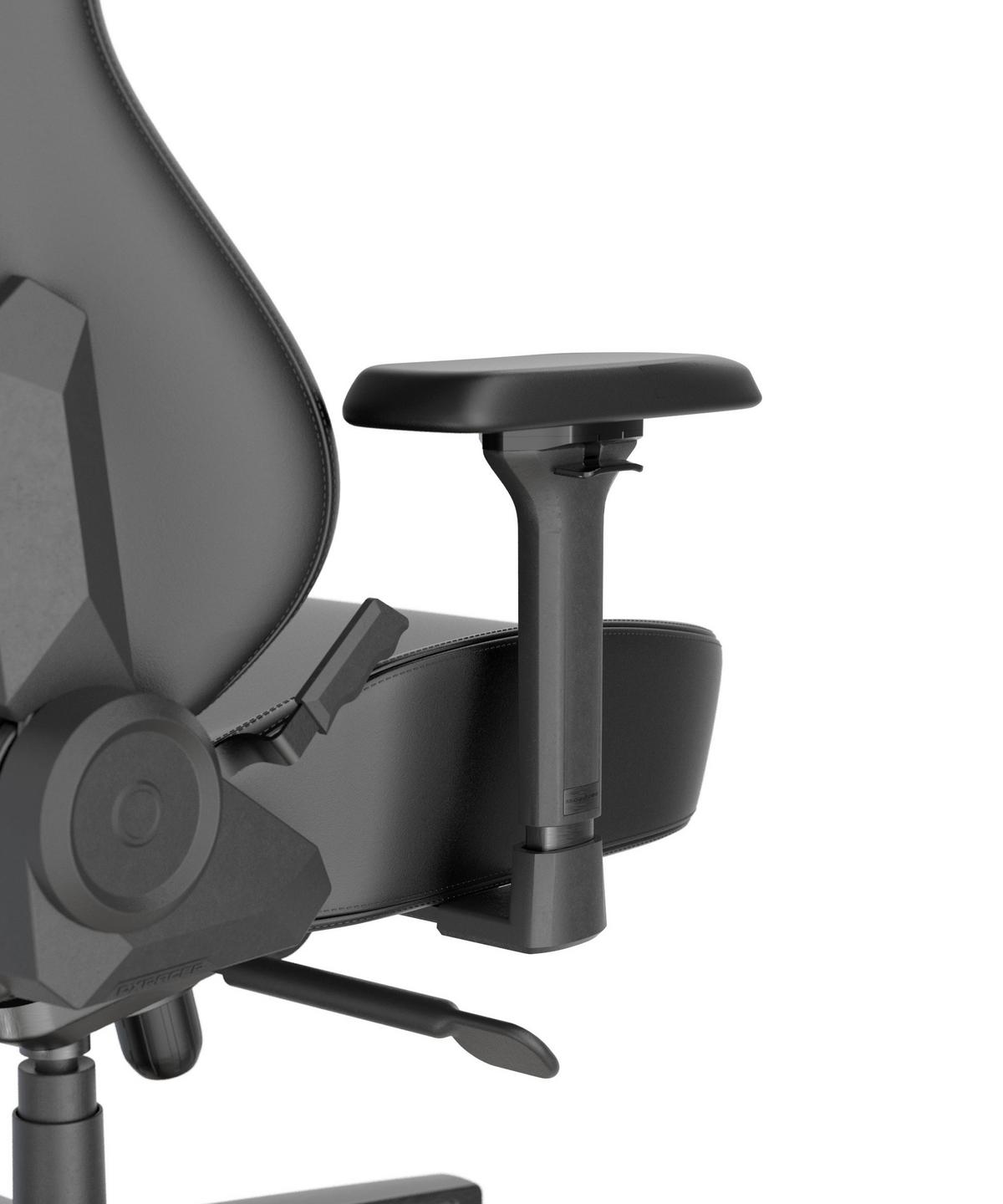 Gamingstuhl Craft Schwarz - Schwarz, KONVENTIONELL, Textil/Metall (70/132/70cm) - Dxracer