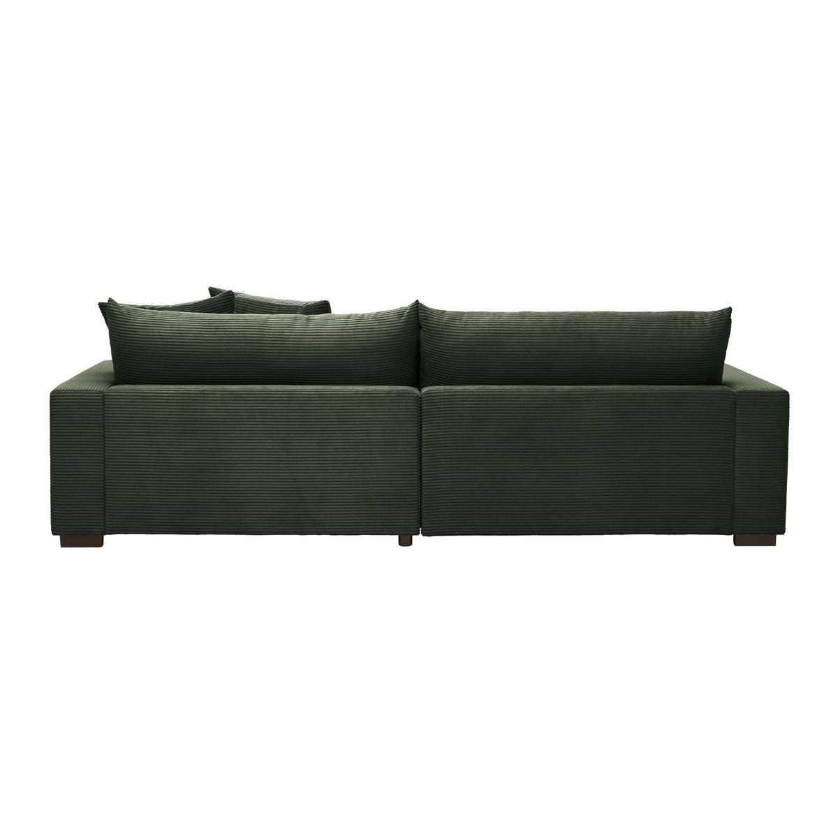 Wohnlandschaft Pedro in Grün - Dunkelgrün, MODERN, Textil (265/180cm) - Mömax