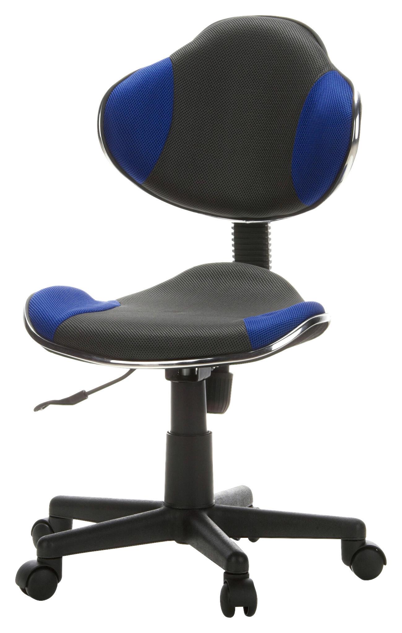 Jugenddrehstuhl Kiddy GTI 2 ca. 45x86-101x42 cm Blau,Grau - Blau/Grau, Basics, Kunststoff (45/86-101/42cm) - MID.YOU