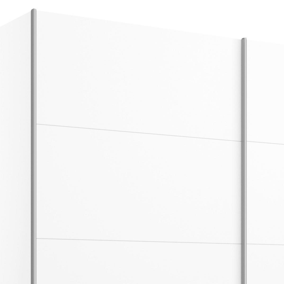 Ormar S Kliznim Vratima Belluno - bijela/boje aluminija, Moderno, drvni materijal/metal (226/210/62cm) - Modern Living