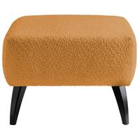 Hocker Colori Goldfarben Bouclé - Goldfarben/Schwarz, MODERN, Holz/Textil (66/44/66cm) - MID.YOU