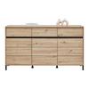 SIDEBOARD ARRAN - ek Artisan/svart, Modern, trämaterial (157/90/40cm) - Mömax