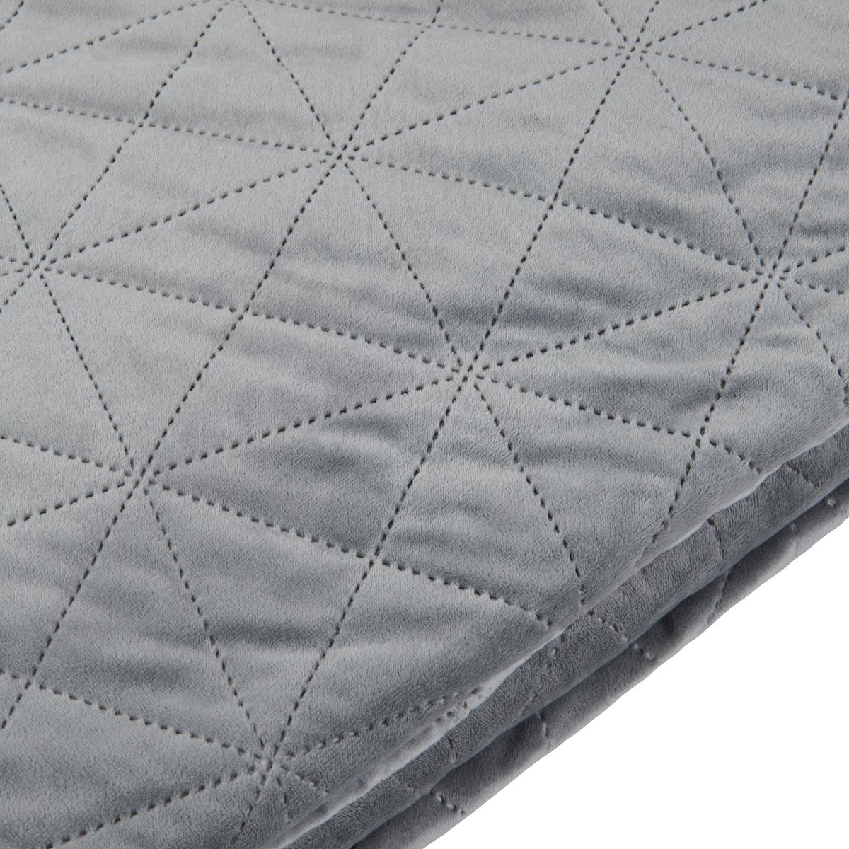 NARZUTA NA ŁÓŻKO ANJA - HLG034 - szary, Basics, tkanina (220/240cm) - Novel