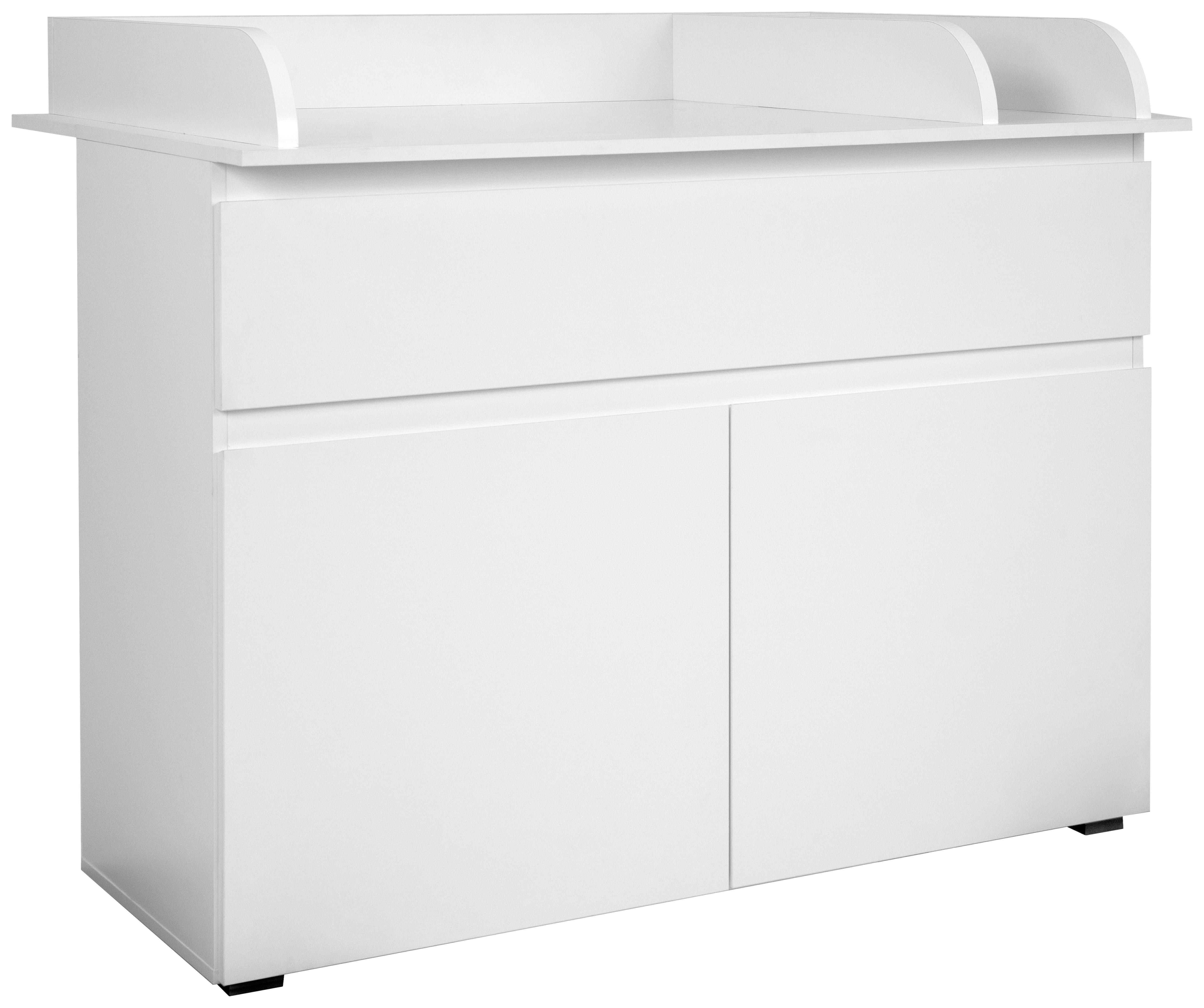 Previjalna Komoda Image, Bela - bela, Basics, leseni material (120/102/77cm) - MID.YOU
