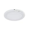 PLAFONDLAMP BATTERI - Wit, Modern, Kunststof/Metaal (19/1,5cm) - Mömax