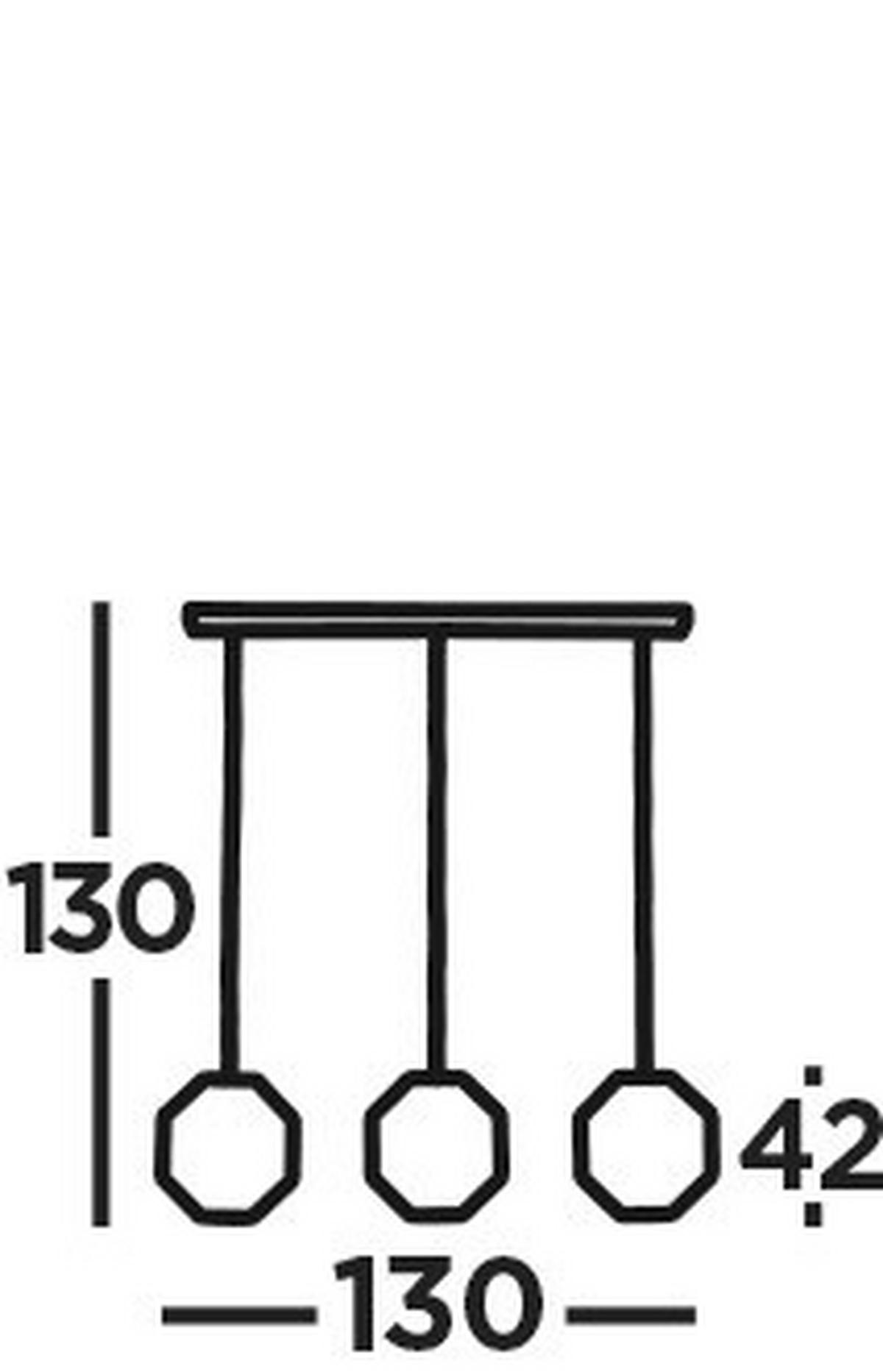 Függőlámpa Wicker 11201-3bk - fekete, Design, textil/fém (130/130/30cm)