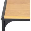 SKRIVBORD HENDRIK - svart/ekfärgad, Modern, metall/trämaterial (120/76/120cm) - Mömax